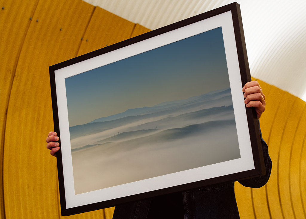 Lever de soleil en Toscane