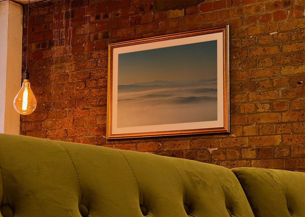 Lever de soleil en Toscane