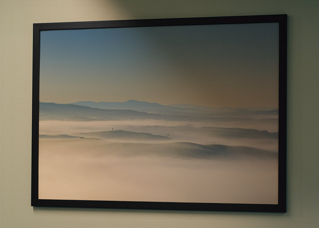 Lever de soleil en Toscane