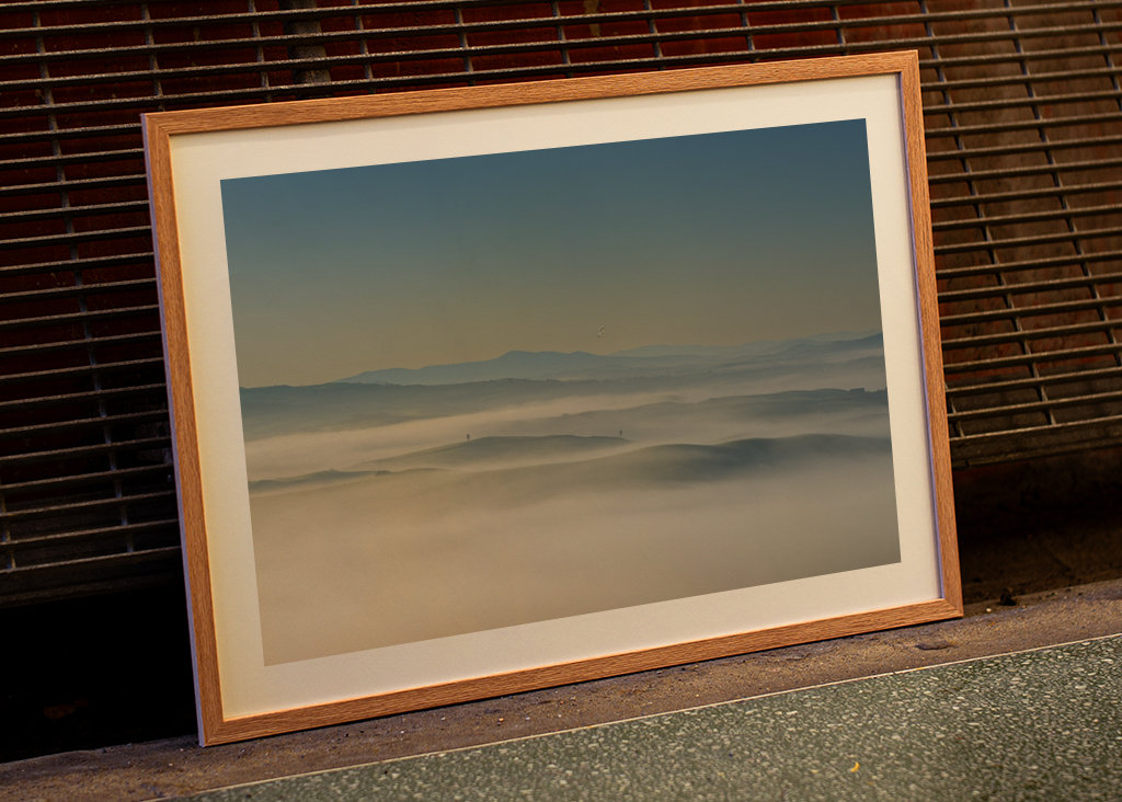 Lever de soleil en Toscane