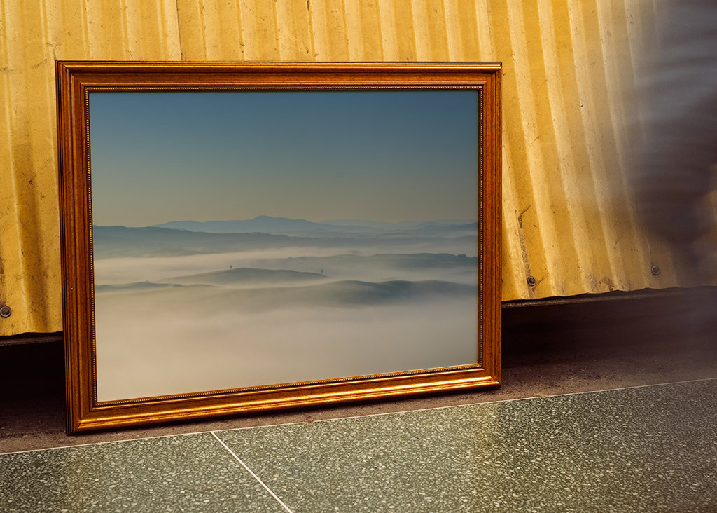 Lever de soleil en Toscane