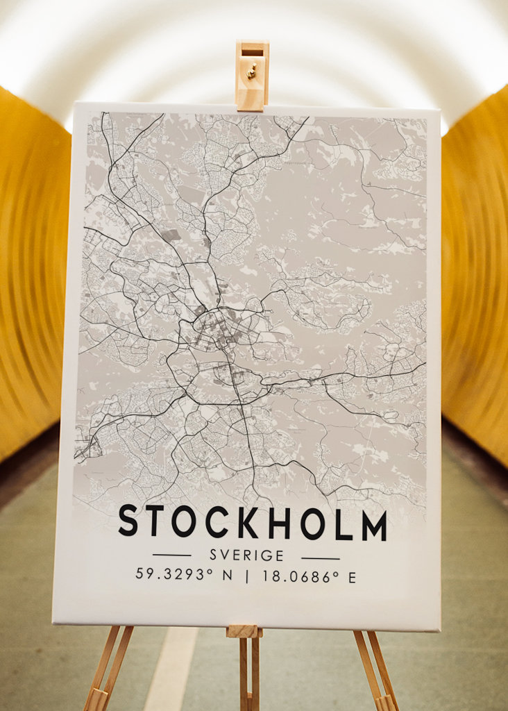 Stockholm mapa města