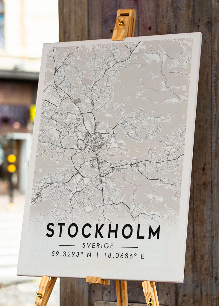 Stockholm mapa města