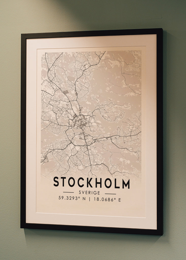 Stockholm mapa města