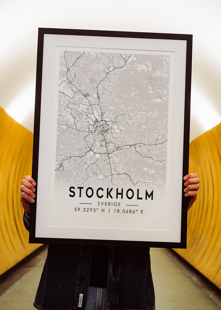 Stockholm mapa města