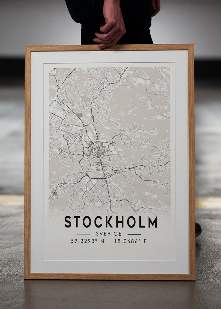 Stockholm mapa města