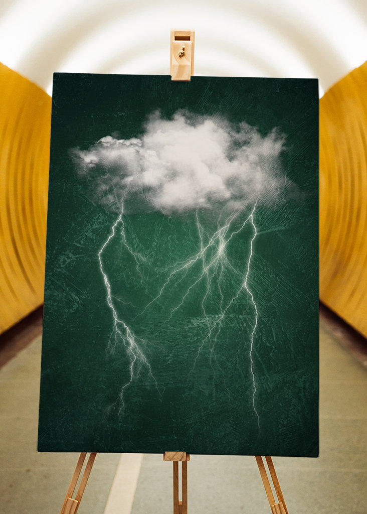 Emerald Lightning Cloud