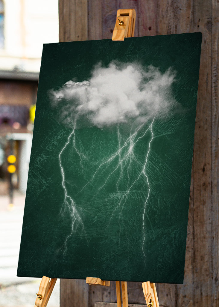 Emerald Lightning Cloud