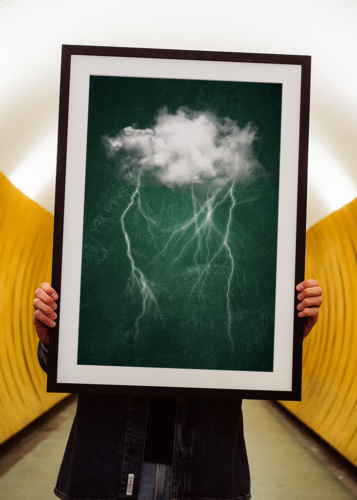 Emerald Lightning Cloud