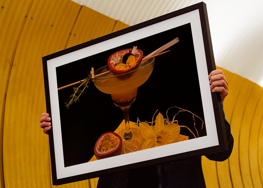 Cocktail Prosecco with cassis 