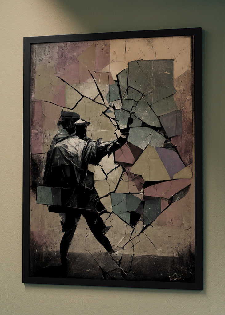 Ontsnappen aan depressie x Banksy