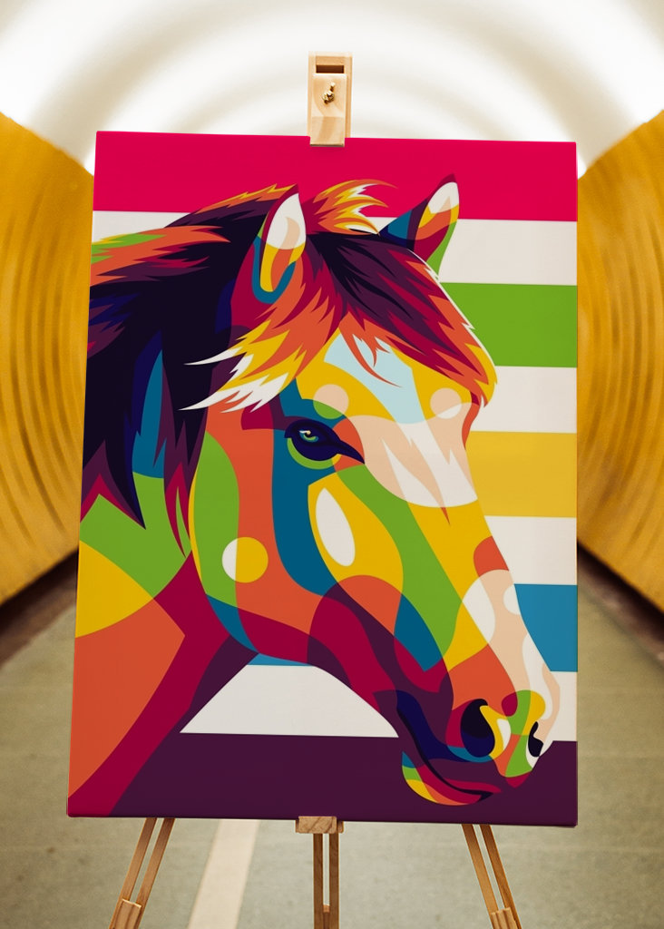 El Caballo Guapo Pop Art