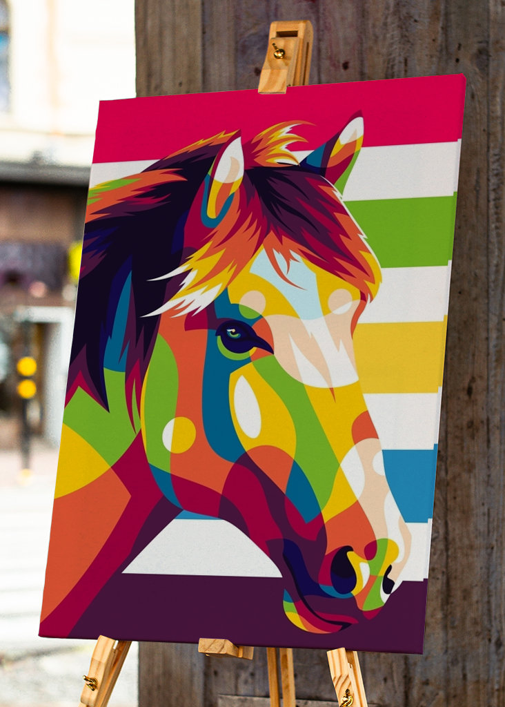 El Caballo Guapo Pop Art