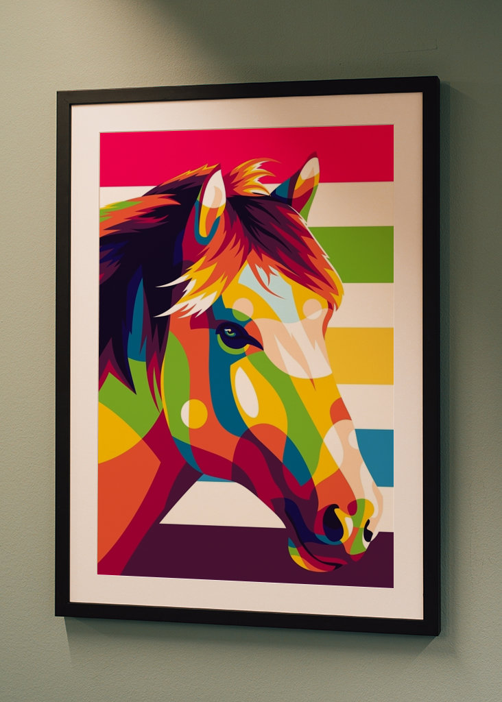 El Caballo Guapo Pop Art