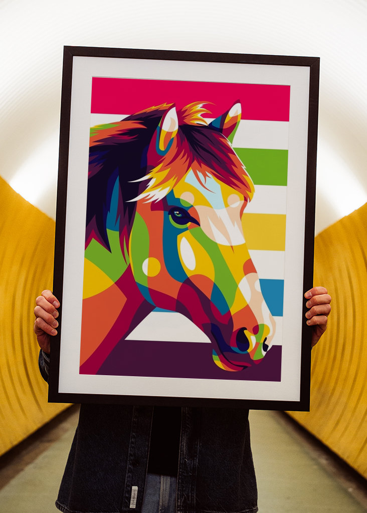 El Caballo Guapo Pop Art