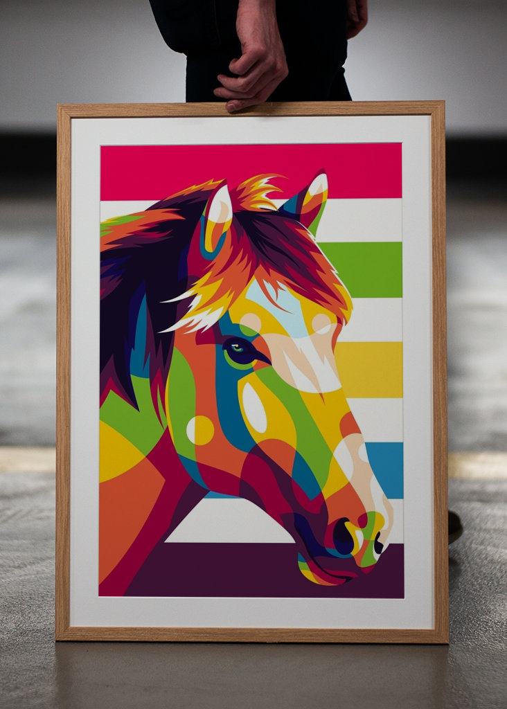 El Caballo Guapo Pop Art
