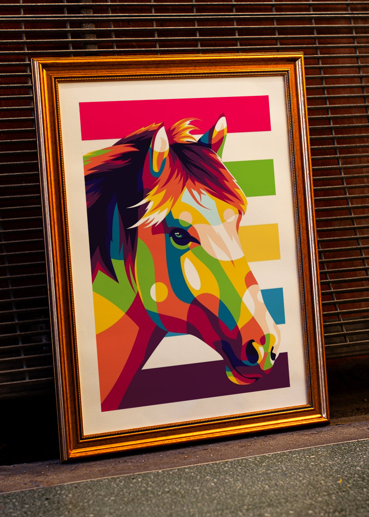 El Caballo Guapo Pop Art