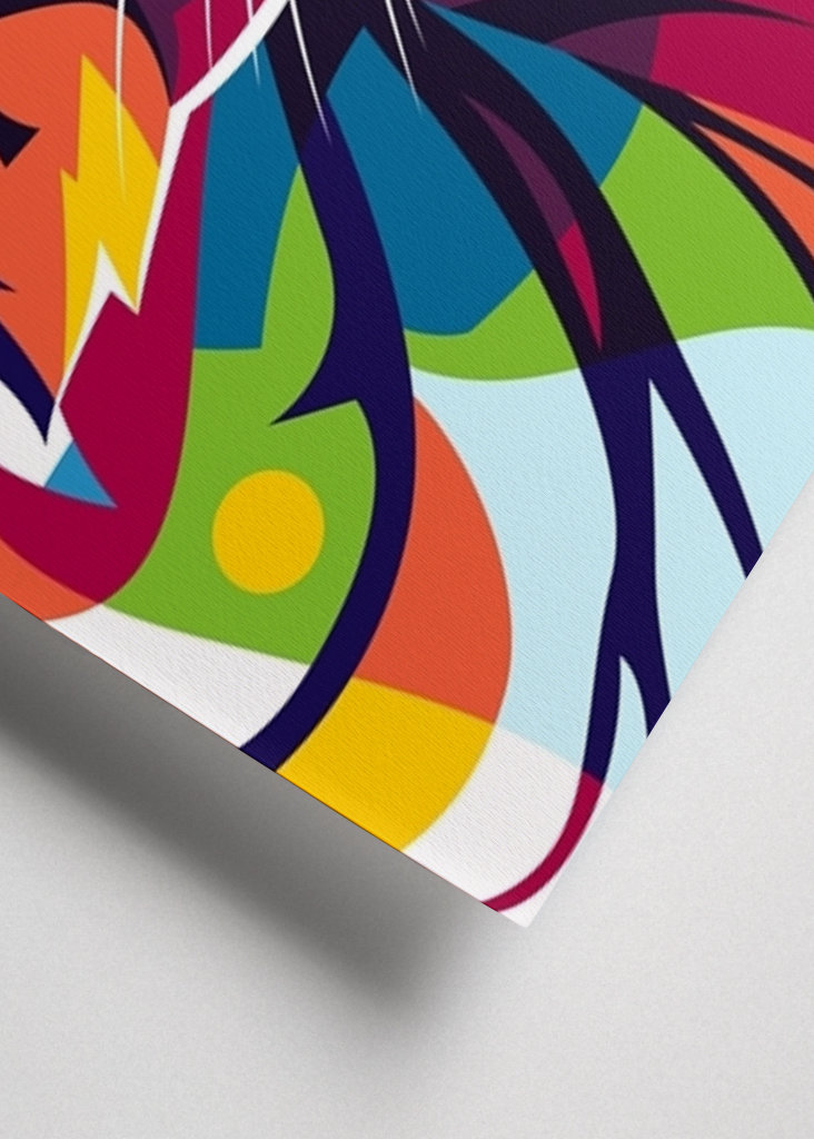 Le Pop Art du tigre sauvage du Bengale