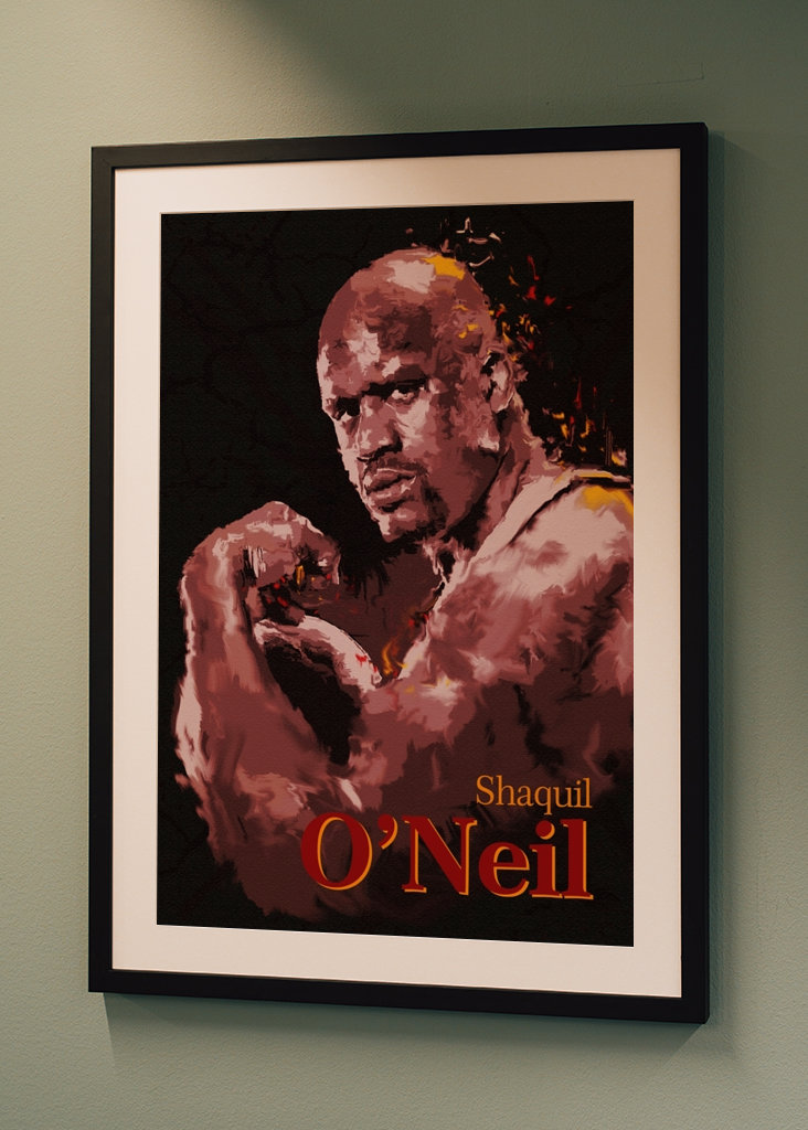 Shaquille O'Neal vector art