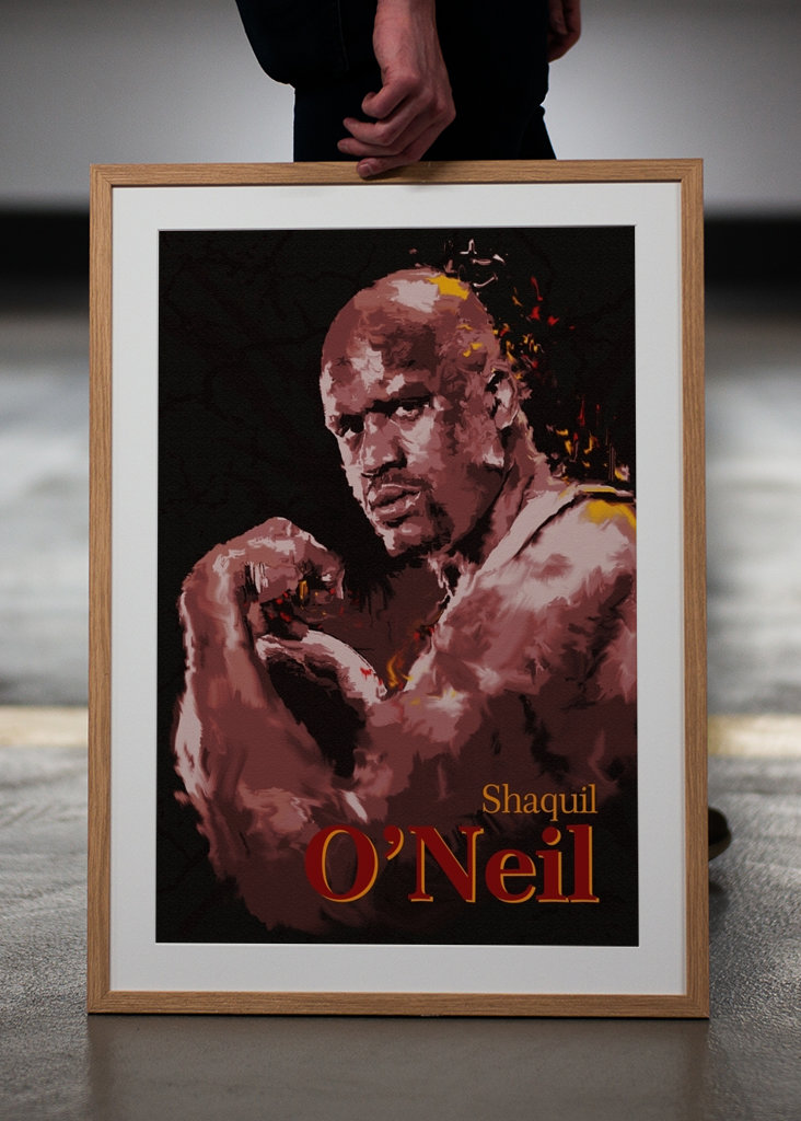 Shaquille O'Neal vector art
