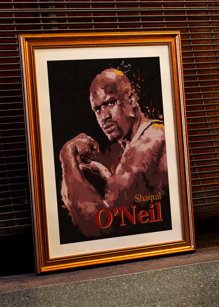 Shaquille O'Neal vector art
