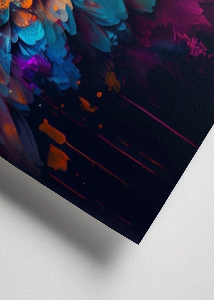 Colourful Owl - Illustration