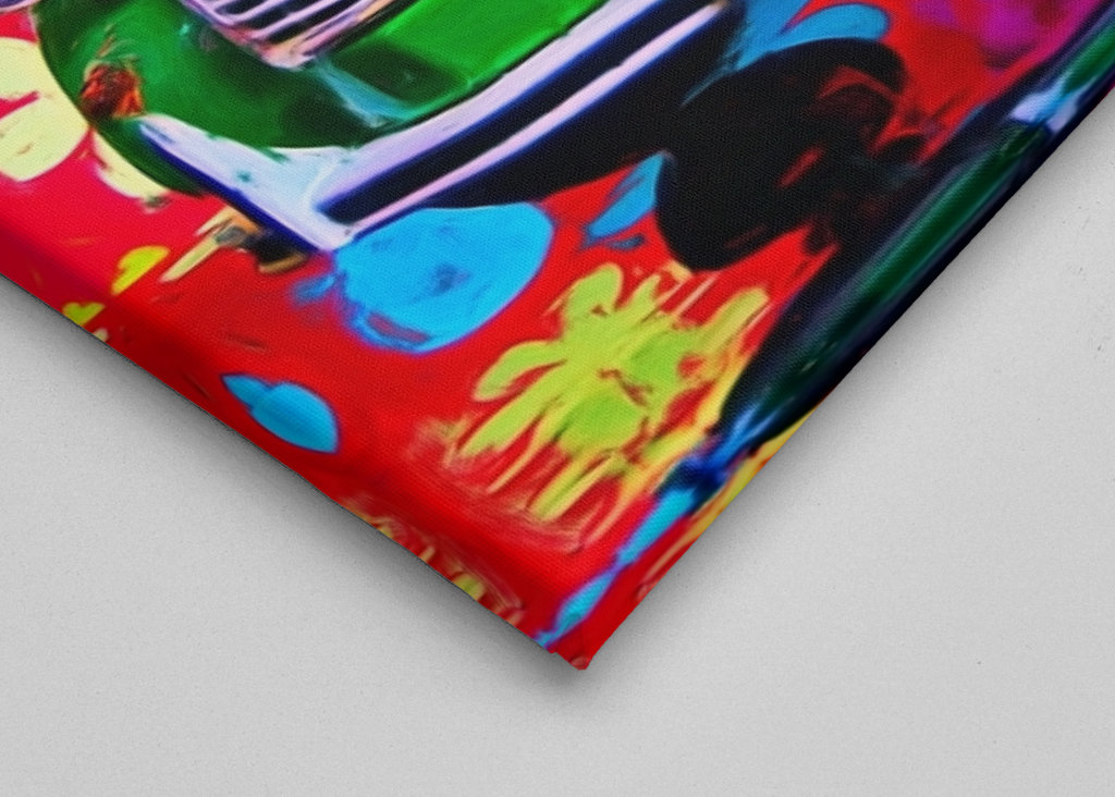 Surréaliste - 2CV verte