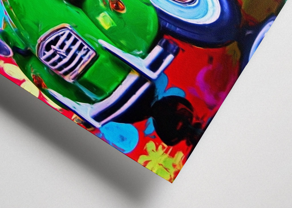 Surréaliste - 2CV verte