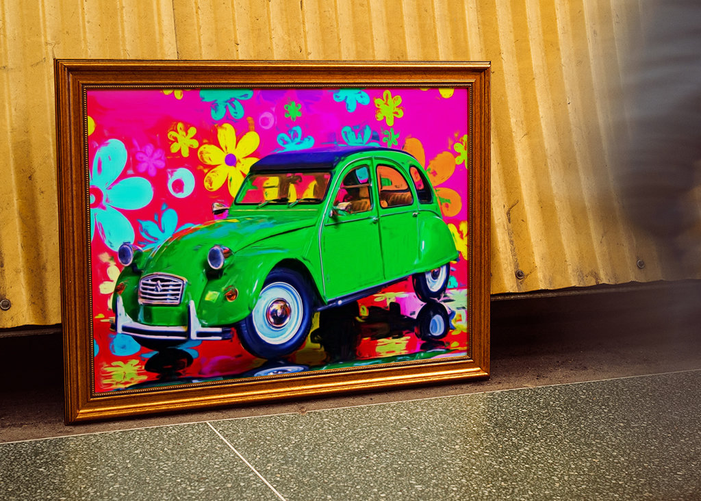 Surréaliste - 2CV verte