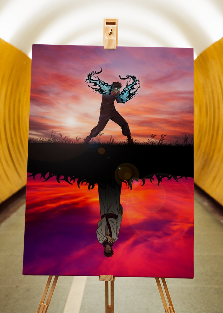 Yuji a Sukuna Jujutsu Kaisen