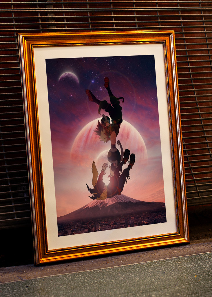 Deku Bakugo Min helt Academia