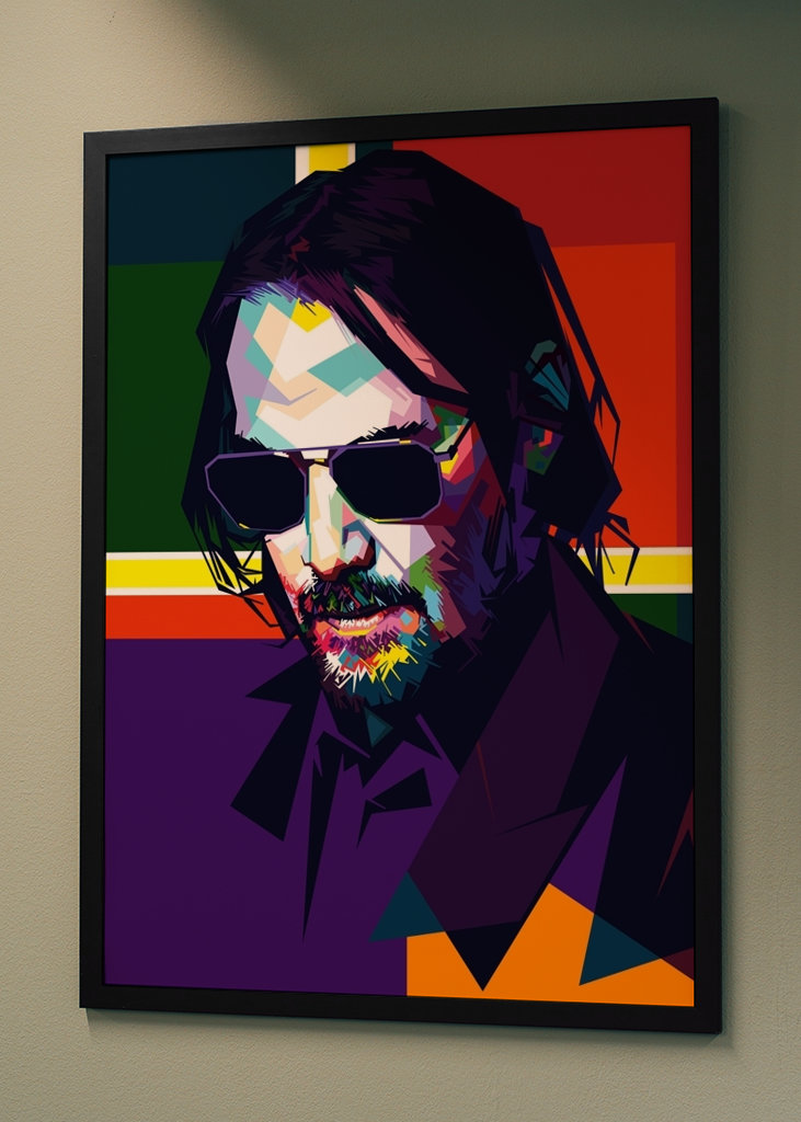WPAP style John Wick