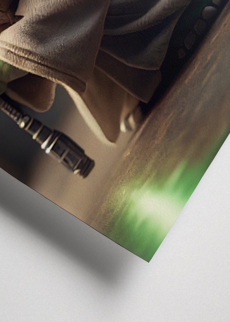 Baby Yoda with Lightsaber