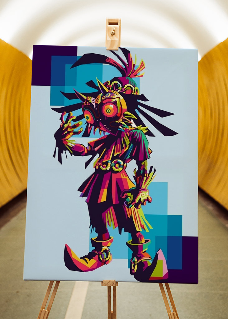 majora's mask pop art