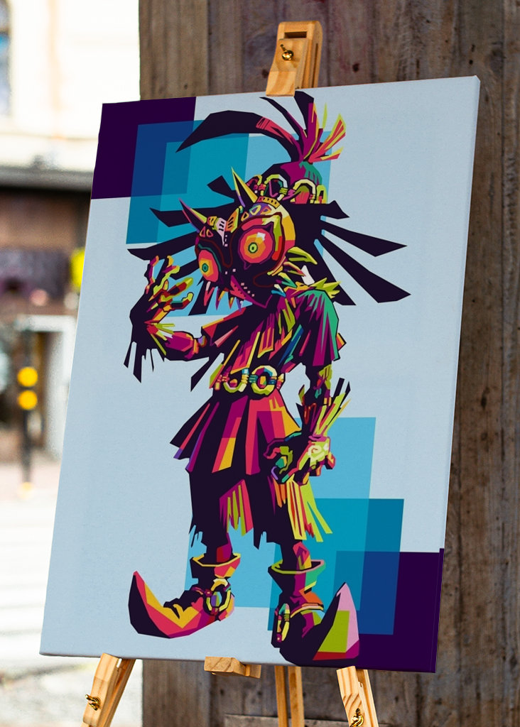 majora's mask pop art