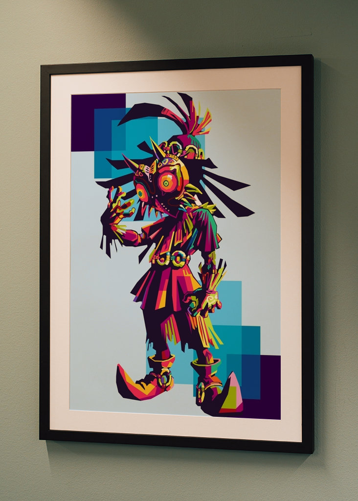 majora's mask pop art