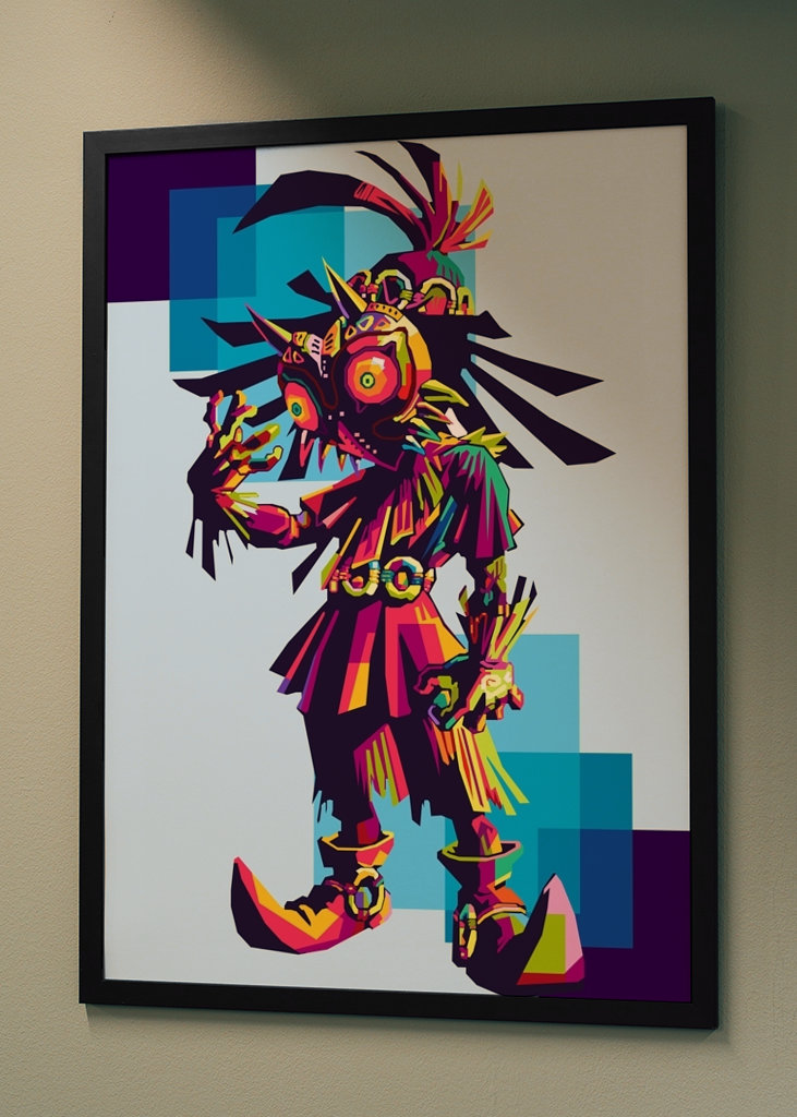 majora's mask pop art