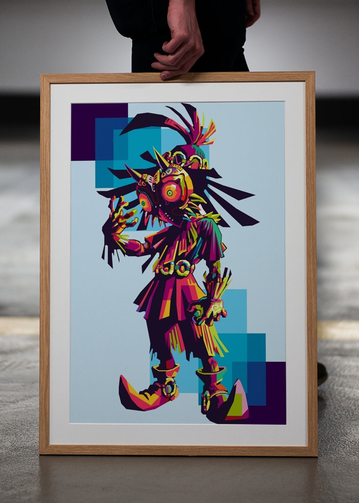 majora's mask pop art