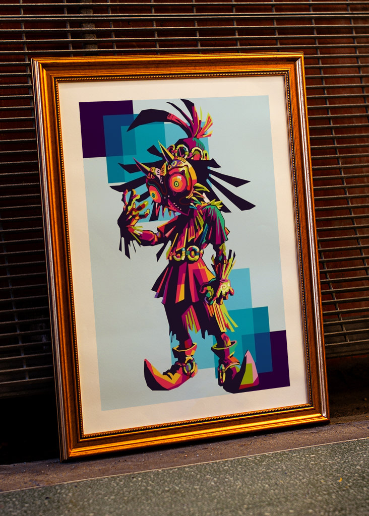majora's mask pop art