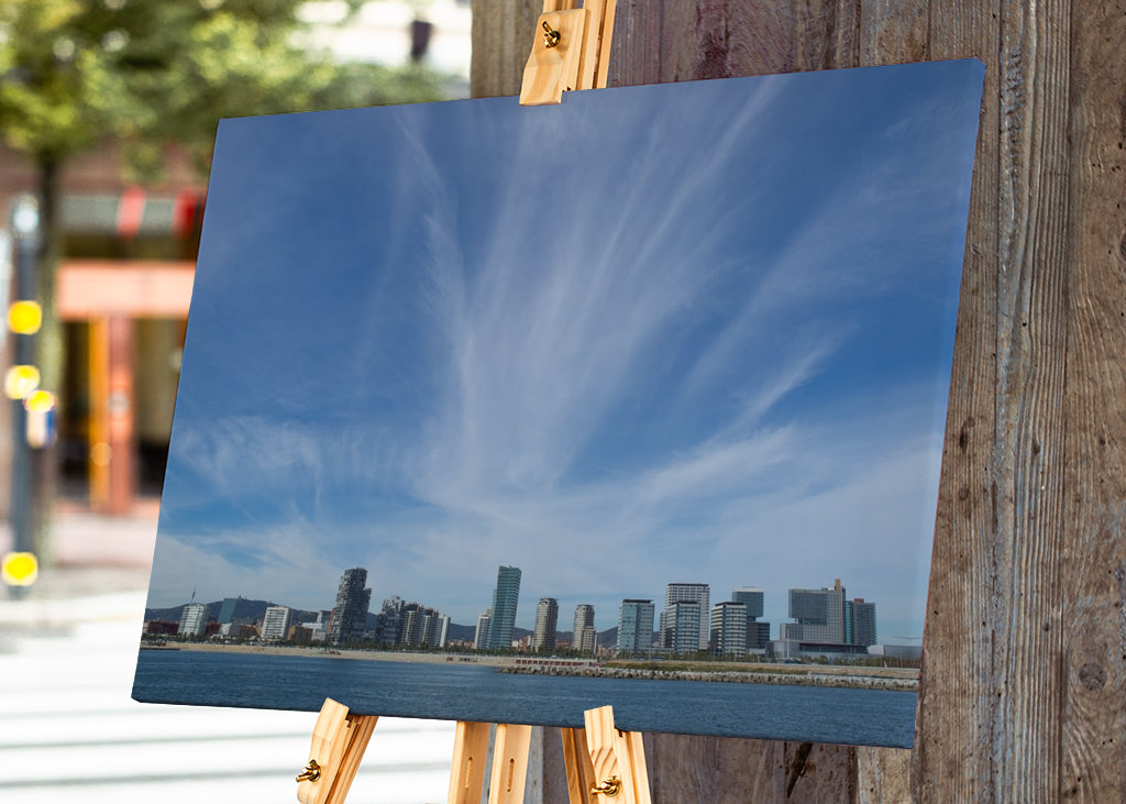 l’horizon de Barcelone