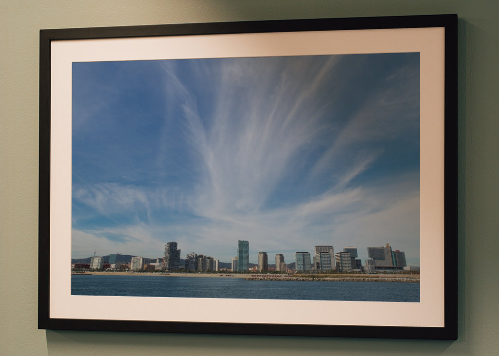 l’horizon de Barcelone