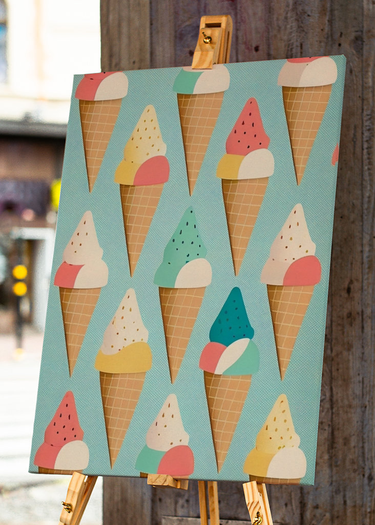 Retro Ice Cream Cones