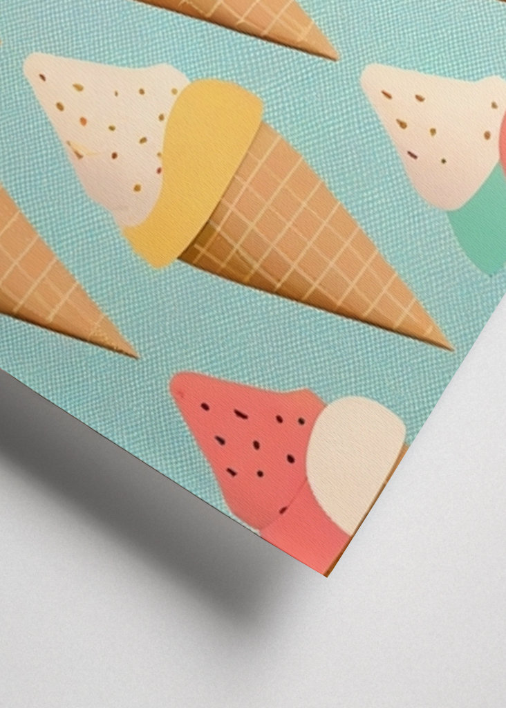 Retro Ice Cream Cones