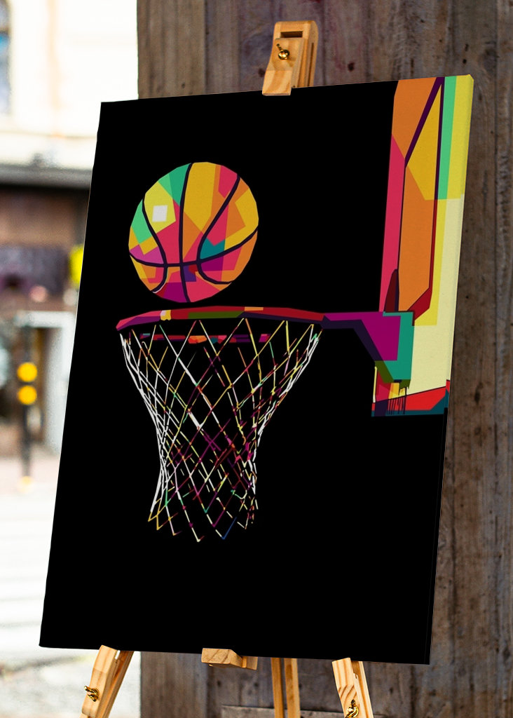 basketball pop art