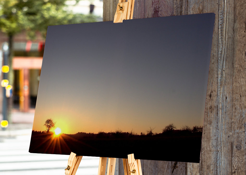 O céu, a terra e o sol 