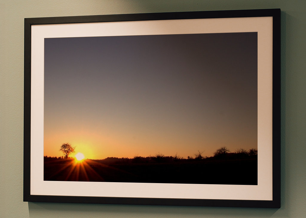 O céu, a terra e o sol 