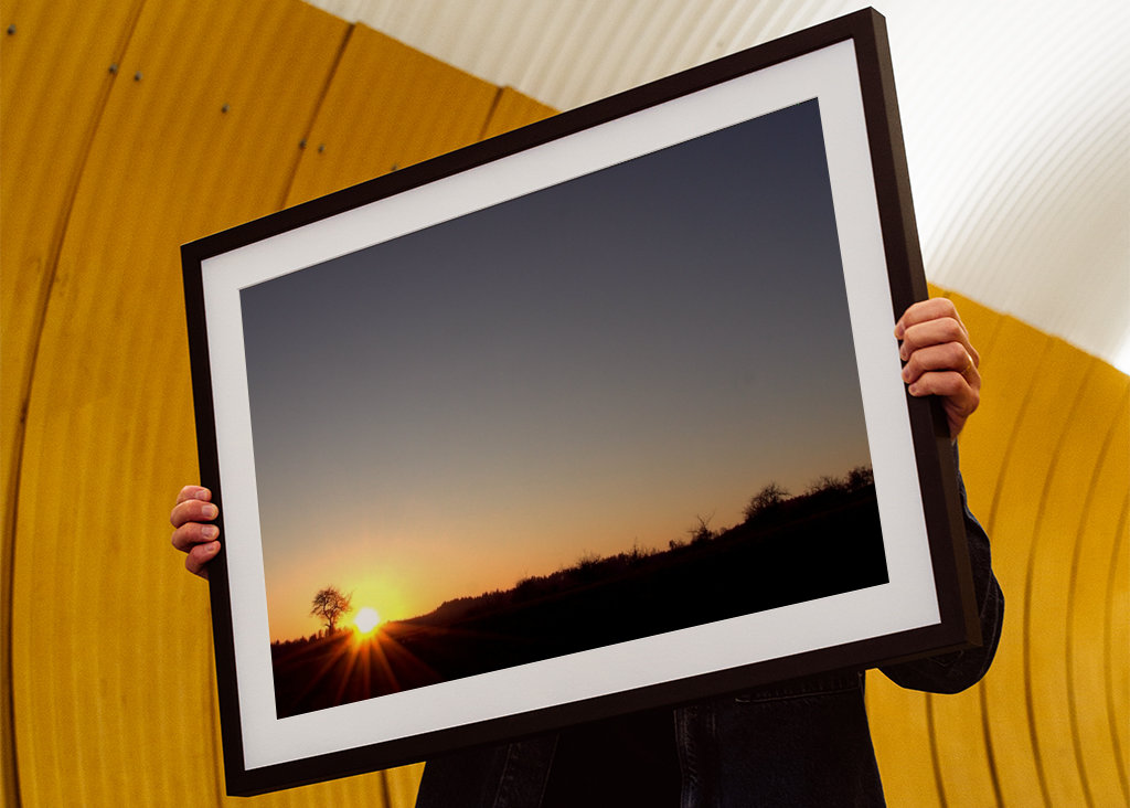 O céu, a terra e o sol 