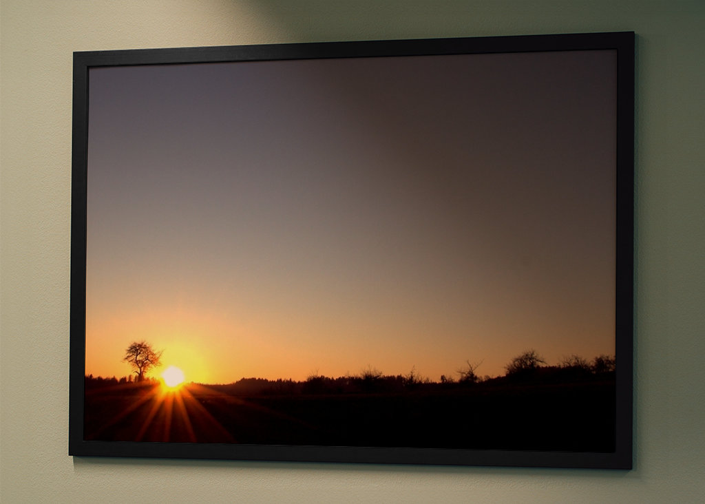 O céu, a terra e o sol 