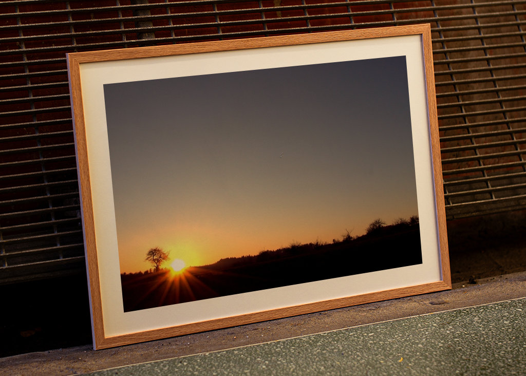 O céu, a terra e o sol 