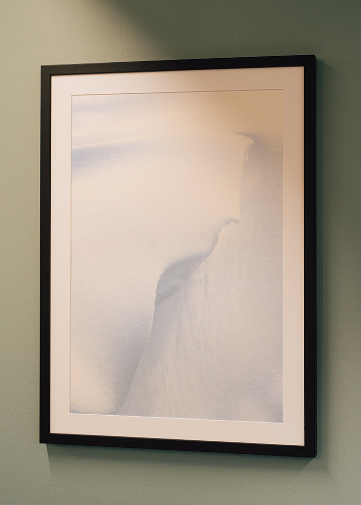 Minimalistischer Winterschnee